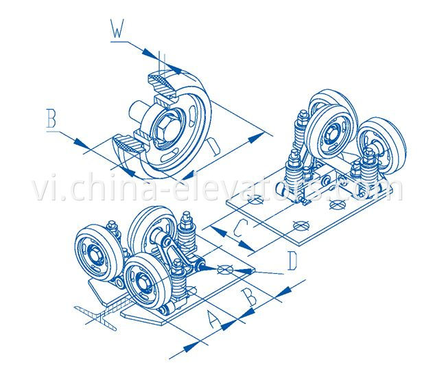 High Speed Roller Guide 6m/s